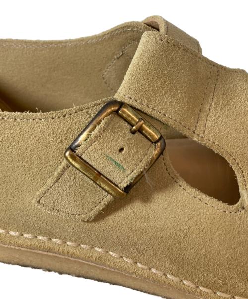 CLARKS（クラークス）CLARKS (クラークス) WALLABEE T BAR(ワラビー　T 　バー)　　 ベージュ サイズ:26cmの古着・服飾アイテム