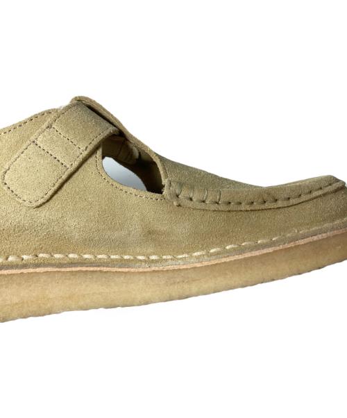 CLARKS（クラークス）CLARKS (クラークス) WALLABEE T BAR(ワラビー　T 　バー)　　 ベージュ サイズ:26cmの古着・服飾アイテム