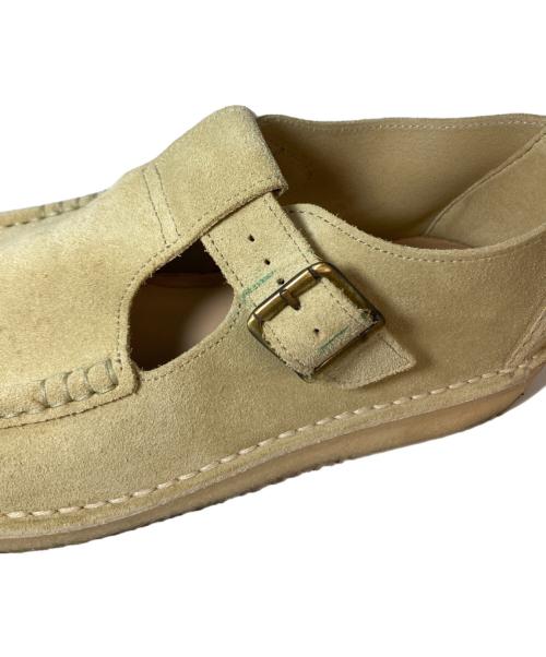 CLARKS（クラークス）CLARKS (クラークス) WALLABEE T BAR(ワラビー　T 　バー)　　 ベージュ サイズ:26cmの古着・服飾アイテム