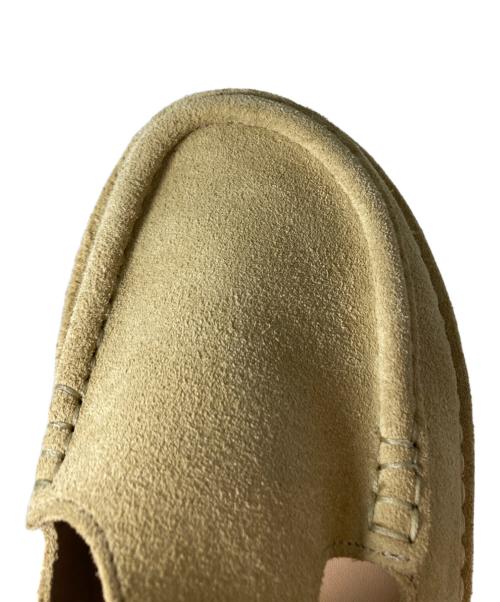 CLARKS（クラークス）CLARKS (クラークス) WALLABEE T BAR(ワラビー　T 　バー)　　 ベージュ サイズ:26cmの古着・服飾アイテム