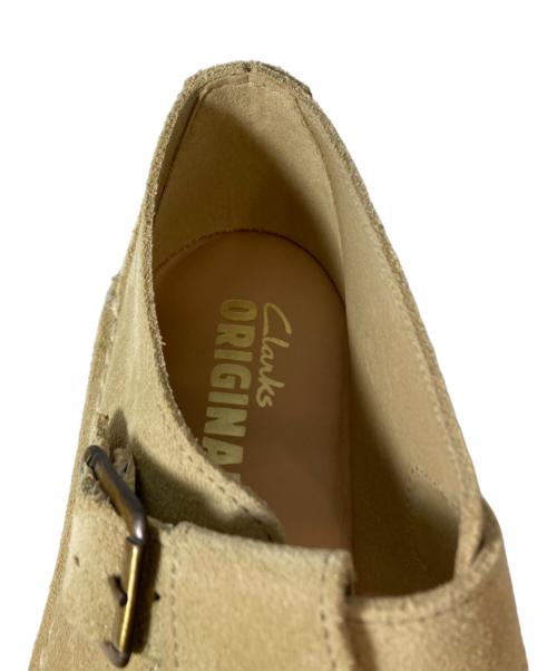 CLARKS（クラークス）CLARKS (クラークス) WALLABEE T BAR(ワラビー　T 　バー)　　 ベージュ サイズ:26cmの古着・服飾アイテム