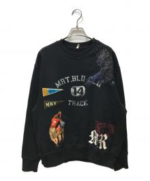 KHOKI（コッキ）の古着「Vintage-effect sweatshirt（ヴィンテージエフェクトスウェトシャツ） 25ss-t-01-v」｜ブラック