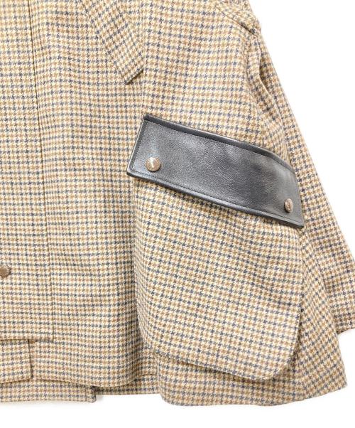 MADISON BLUE（マディソンブルー）MADISON BLUE (マディソンブルー) HUNTING CT GUNCLUB W/N（ハンティング コート ガンクラブ ウールナイロン） / MB254-2015 ブラウン サイズ:01の古着・服飾アイテム