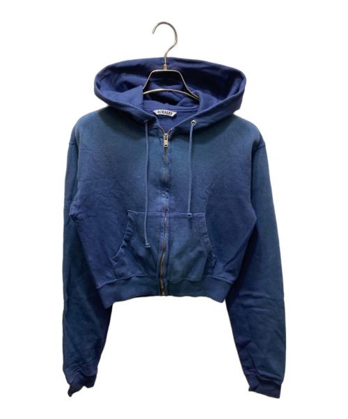 AURALEE（オーラリー）AURALEE (オーラリー) PRODUCT DYED PIMA LIGHT SWEAT ZIP PARKA　25AW ネイビー サイズ:1の古着・服飾アイテム
