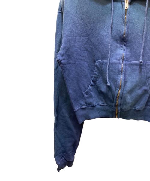 AURALEE（オーラリー）AURALEE (オーラリー) PRODUCT DYED PIMA LIGHT SWEAT ZIP PARKA　25AW ネイビー サイズ:1の古着・服飾アイテム