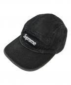 SUPREMEシュプリーム）の古着「Washed Chino Twill Camp Cap （ウォッシュドチノツウィルキャンプキャップ）」｜ブラック