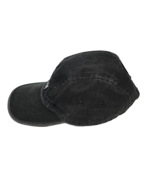 SUPREME（シュプリーム）SUPREME (シュプリーム) Washed Chino Twill Camp Cap （ウォッシュドチノツウィルキャンプキャップ） ブラックの古着・服飾アイテム