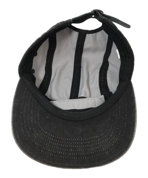 SUPREME（シュプリーム）SUPREME (シュプリーム) Washed Chino Twill Camp Cap （ウォッシュドチノツウィルキャンプキャップ） ブラックの古着・服飾アイテム
