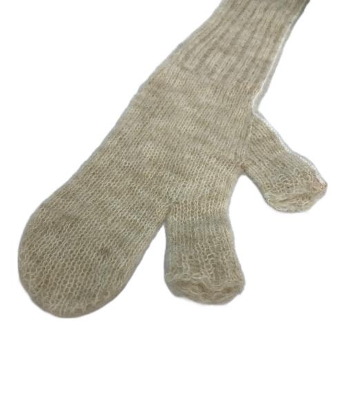 MM6 Maison Margiela（エムエムシックスメゾンマルジェラ）MM6 Maison Margiela (エムエムシックスメゾンマルジェラ) 指なしグローブ  S52TS0036 S18057 ベージュの古着・服飾アイテム