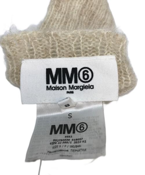 MM6 Maison Margiela（エムエムシックスメゾンマルジェラ）MM6 Maison Margiela (エムエムシックスメゾンマルジェラ) 指なしグローブ  S52TS0036 S18057 ベージュの古着・服飾アイテム