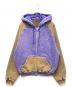 TTT MSW（ティー）の古着「26SS Fade damage zip up hoodie（フェードダメージ ジップアップフーディ）/ TTT-26SS-CT03 / リバーシブルスウェットパーカー」｜ブラウン×パープル
