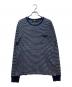 RRL（ダブルアールエル）の古着「インディゴ染め ボーダーL/S Tシャツ」｜インディゴ