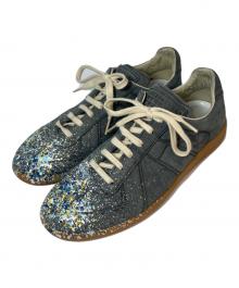Maison Margiela（メゾンマルジェラ）の古着「ペイント レプリカスニーカー　イタリア製　40　」｜グレー