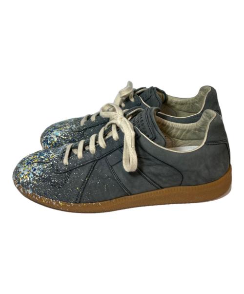 Maison Margiela（メゾンマルジェラ）Maison Margiela (メゾンマルジェラ) ペイント レプリカスニーカー　イタリア製　40　 グレー サイズ:40の古着・服飾アイテム