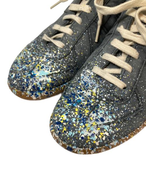 Maison Margiela（メゾンマルジェラ）Maison Margiela (メゾンマルジェラ) ペイント レプリカスニーカー　イタリア製　40　 グレー サイズ:40の古着・服飾アイテム