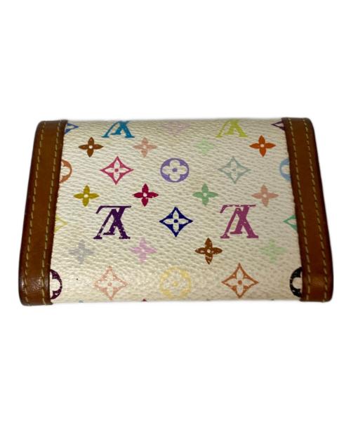 LOUIS VUITTON（ルイ ヴィトン）LOUIS VUITTON (ルイ ヴィトン) ポルトモネ・プラ 小銭入れ　フランス製 ホワイトの古着・服飾アイテム