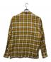 Schott (ショット) オンブレチェック オープンカラーシャツ 782-3120007 イエロー サイズ:L：10000円