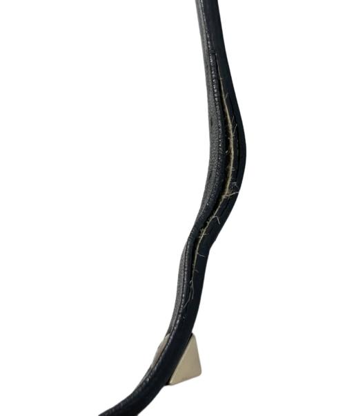 VALENTINO GARAVANI（ヴァレンティノ・ガラヴァーニ）VALENTINO GARAVANI (ヴァレンティノ・ガラヴァーニ) ロックスタッズ レザーブレスレット ブラックの古着・服飾アイテム