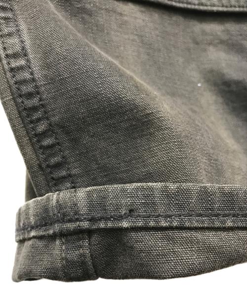 RRL（ダブルアールエル）RRL (ダブルアールエル) エンジニアフィット ディストレスト キャンバス ダブルニー カーペンターパンツ ブラウン サイズ:38×32の古着・服飾アイテム