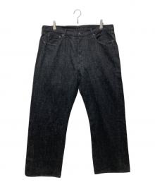 FULLCOUNT（フルカウント）の古着「Clean Straight Denim (Super Smooth)」｜ブラック