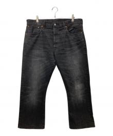 RRL（ダブルアールエル）の古着「Slim Bootcut Briarfield Selvedge Jeans」｜ブラック