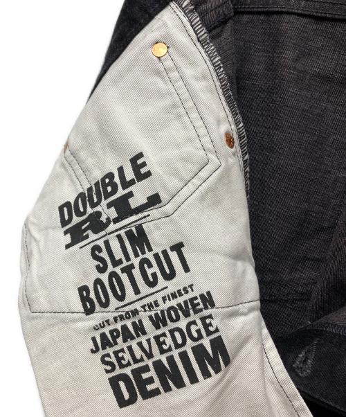 RRL（ダブルアールエル）RRL (ダブルアールエル) Slim Bootcut Briarfield Selvedge Jeans ブラック サイズ:W38の古着・服飾アイテム