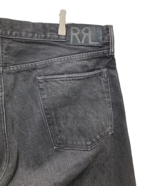 RRL（ダブルアールエル）RRL (ダブルアールエル) Slim Bootcut Briarfield Selvedge Jeans ブラック サイズ:W38の古着・服飾アイテム