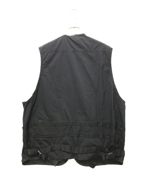 ten c（テンシー）ten c (テンシー) Garment Dyed Nylon Tactel Mid Layer（ガーメントダイ加工ナイロンタクテルミッドレイヤー ベスト）/ 25CTCUX01001 003780 ネイビー サイズ:54の古着・服飾アイテム