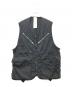 ten c（テンシー）の古着「Garment Dyed Nylon Tactel Mid Layer（ガーメントダイ加工ナイロンタクテルミッドレイヤー ベスト）/ 25CTCUX01001 003780」｜ネイビー