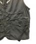 中古・古着 ten c (テンシー) Garment Dyed Nylon Tactel Mid Layer（ガーメントダイ加工ナイロンタクテルミッドレイヤー ベスト）/ 25CTCUX01001 003780 ネイビー サイズ:54：40000円