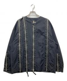 ALMOSTBLACK（オールモストブラック）の古着「ZIP UP BLOUSON　23SS　」｜ブラック