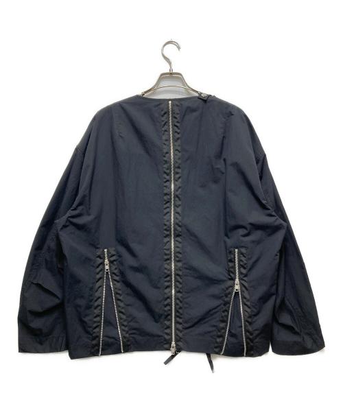 ALMOSTBLACK（オールモストブラック）ALMOSTBLACK (オールモストブラック) ZIP UP BLOUSON　23SS　 ブラック サイズ:3の古着・服飾アイテム