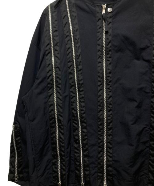 ALMOSTBLACK（オールモストブラック）ALMOSTBLACK (オールモストブラック) ZIP UP BLOUSON　23SS　 ブラック サイズ:3の古着・服飾アイテム