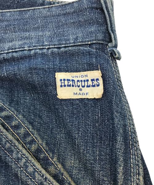 HERCULES（ヘラクレス）HERCULES 50's デニムペインターパンツ / 刺繍 青タグ レジスターマーク付き /  WALDESジップ 片爪 ピンロック / コの字エンド / Sears, Roebuck and Co. ストアブランドの古着・服飾アイテム
