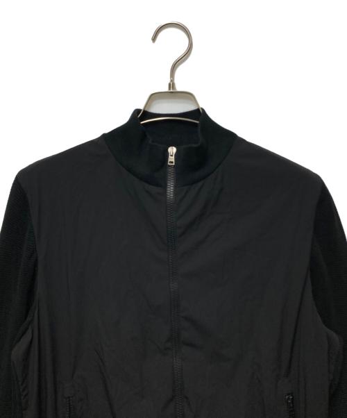 HERNO（ヘルノ）HERNO (ヘルノ) ストレッチナイロン×ワッフルニット ハイブリッドブルゾン 70909-67833-3 ブラック サイズ:48の古着・服飾アイテム