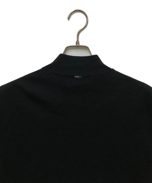 HERNO（ヘルノ）HERNO (ヘルノ) ストレッチナイロン×ワッフルニット ハイブリッドブルゾン 70909-67833-3 ブラック サイズ:48の古着・服飾アイテム