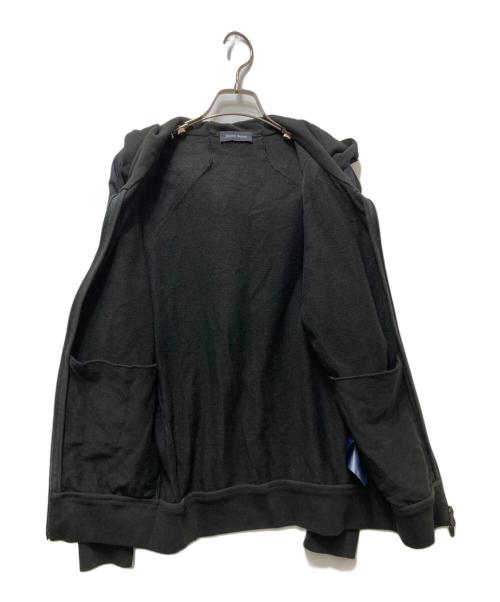HERNO（ヘルノ）HERNO (ヘルノ) ラミナー スウェットジップアップパーカー ブラック サイズ:48の古着・服飾アイテム
