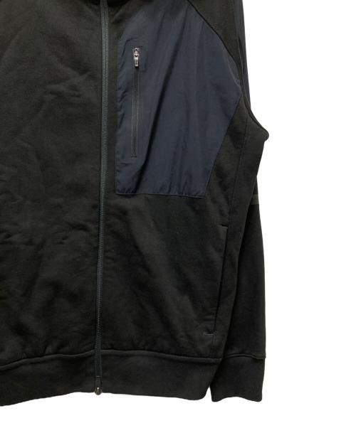 HERNO（ヘルノ）HERNO (ヘルノ) ラミナー スウェットジップアップパーカー ブラック サイズ:48の古着・服飾アイテム