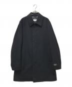 BARNEYS NEWYORKバーニーズ・ニューヨーク）の古着「カシミヤ100％コート」｜ネイビー