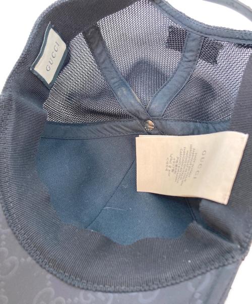 GUCCI（グッチ）GUCCI (グッチ) GGナイロン ベースボールキャップ / 510950 ブラック サイズ:Lの古着・服飾アイテム