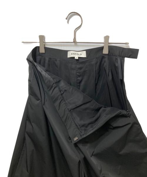 ENFOLD（エンフォルド）ENFOLD (エンフォルド) フリルデザインパンツ 300ES331-0310 ブラック サイズ:36の古着・服飾アイテム