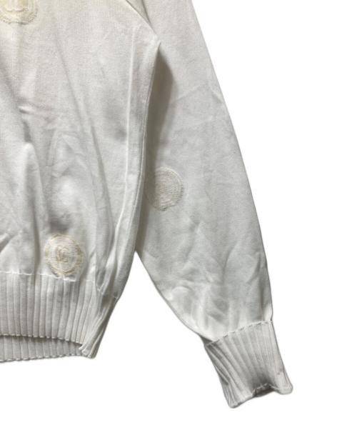 CHANEL（シャネル）CHANEL (シャネル) ココマーク プルオーバー ラグランカットソー ホワイト サイズ:42の古着・服飾アイテム