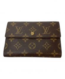 LOUIS VUITTON（ルイ ヴィトン）の古着「3つ折り財布 M61202」｜ブラウン