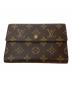 LOUIS VUITTON（ルイ ヴィトン）の古着「3つ折り財布 M61202」｜ブラウン