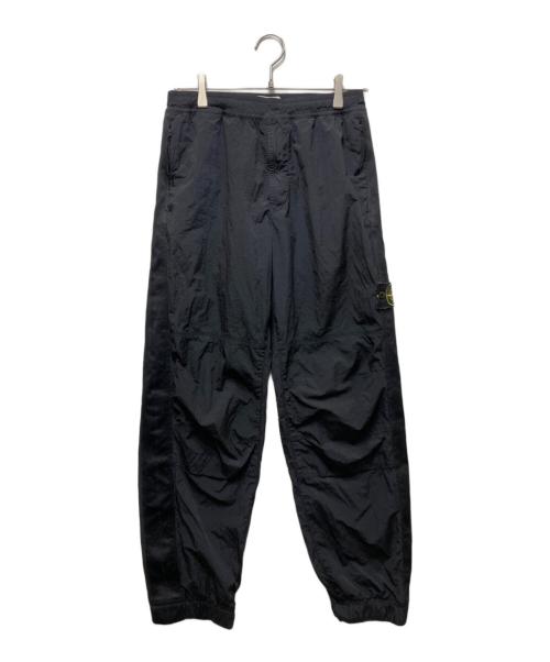 STONE ISLAND（ストーンアイランド）STONE ISLAND (ストーンアイランド) サイドロゴ トレーニングパンツ 811530919 V029 ブラック サイズ:W28の古着・服飾アイテム
