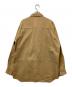 AURALEE (オーラリー) NUBUCK LEATHER BIG SHIRTS ヌバックレザービッグシャツ ブラウン サイズ:４：36000円
