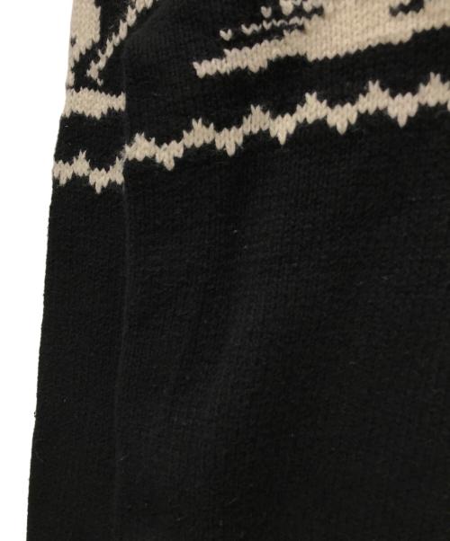 POLO BY RALPH LAUREN（ポロ バイ ラルフローレン）POLO BY RALPH LAUREN (ポロ バイ ラルフローレン) カシミヤ混Vネックニット ブラック サイズ:Mの古着・服飾アイテム