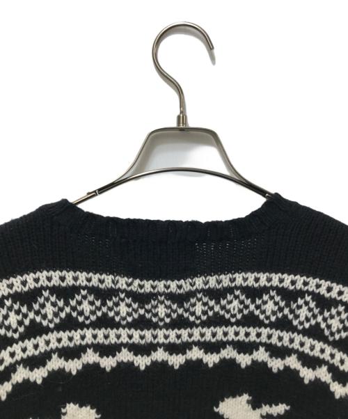 POLO BY RALPH LAUREN（ポロ バイ ラルフローレン）POLO BY RALPH LAUREN (ポロ バイ ラルフローレン) カシミヤ混Vネックニット ブラック サイズ:Mの古着・服飾アイテム