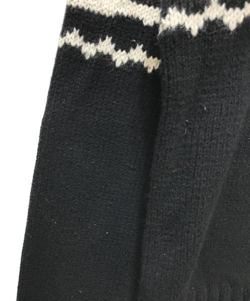 POLO BY RALPH LAUREN（ポロ バイ ラルフローレン）POLO BY RALPH LAUREN (ポロ バイ ラルフローレン) カシミヤ混Vネックニット ブラック サイズ:Mの古着・服飾アイテム