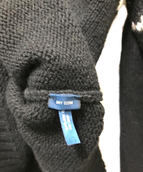 POLO BY RALPH LAUREN（ポロ バイ ラルフローレン）POLO BY RALPH LAUREN (ポロ バイ ラルフローレン) カシミヤ混Vネックニット ブラック サイズ:Mの古着・服飾アイテム